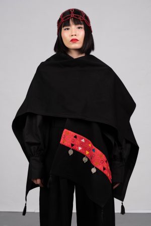 پانچو شال سوزندوزی